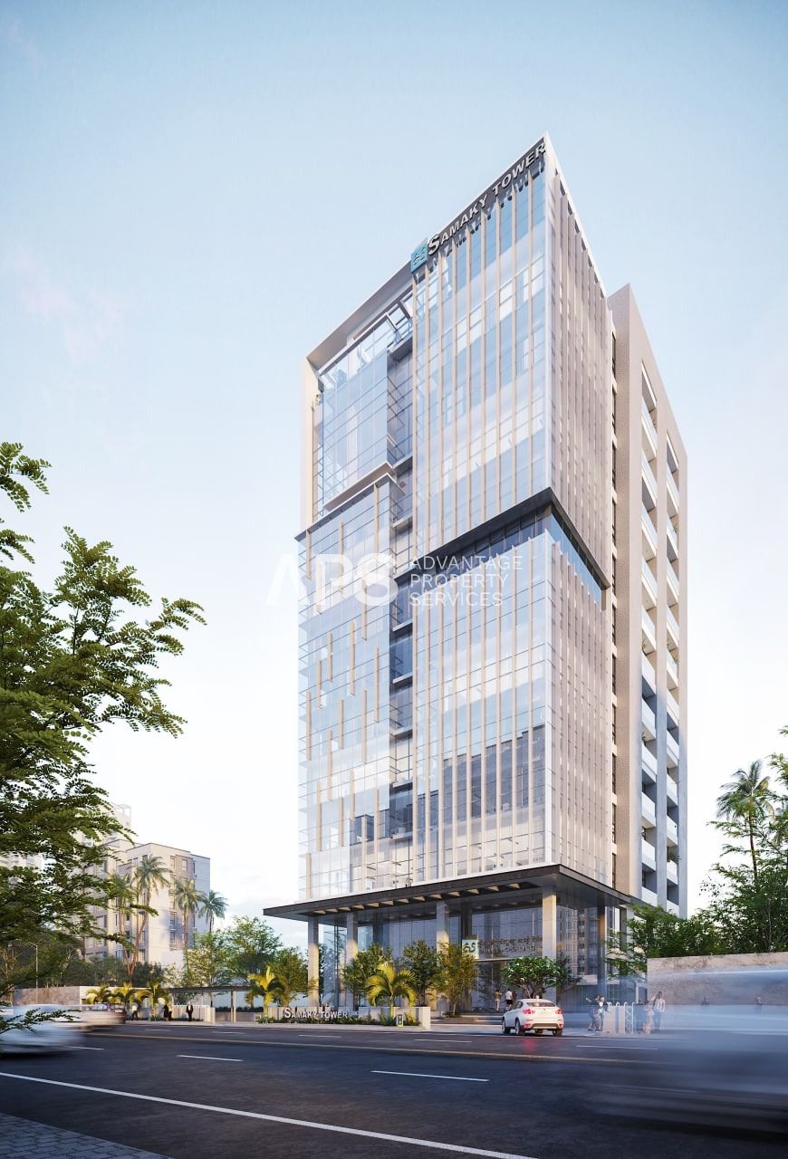 Samaky Tower – Grade B office building for Rent – Toul Kork