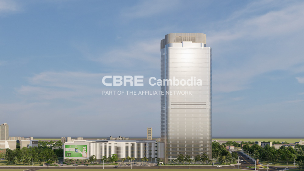 GDT TOWER – Grade A Office for Rent – OCIC Satellite City in Chroy Changvar