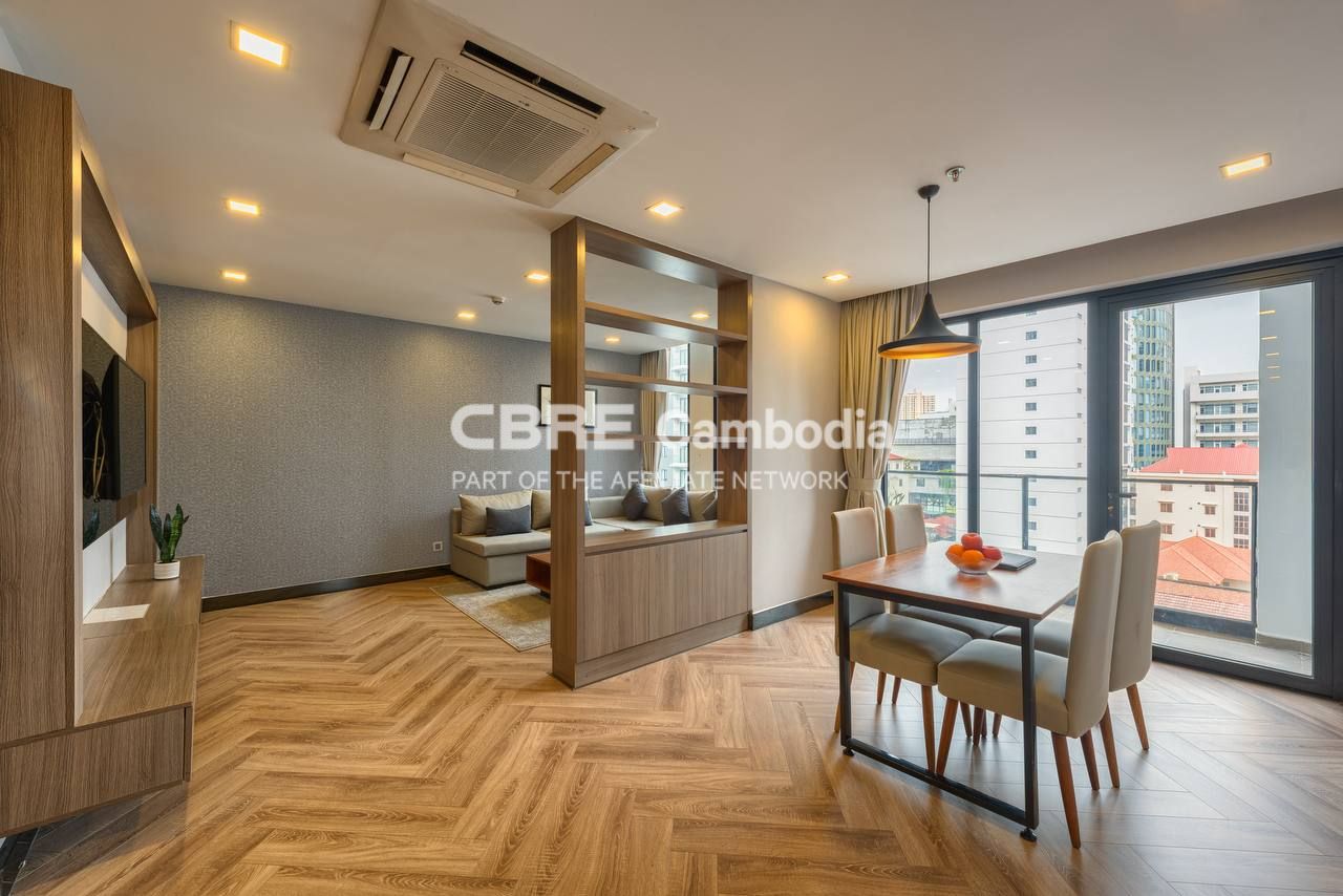 2 Bedroom Serviced Apartment For Rent | BKK1 | Phnom Penh