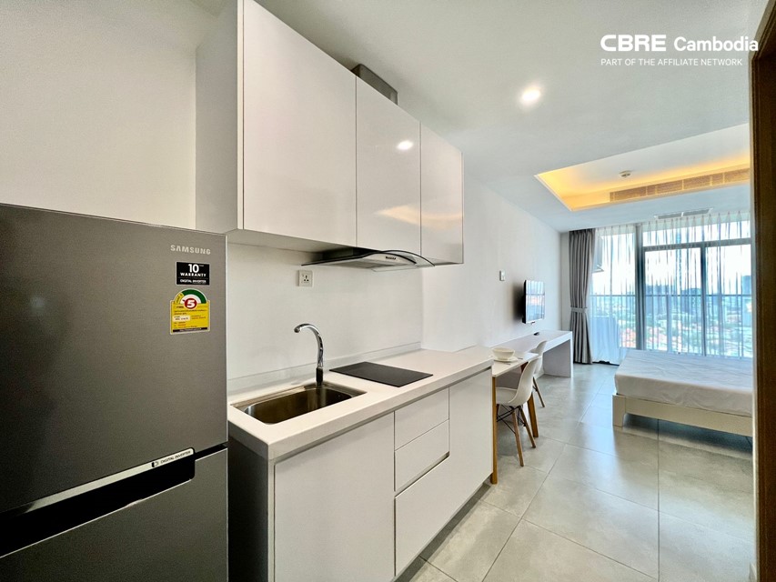 Studio Condo For Sale – The Penthouse Residence | Tonle Bassac | Phnom Penh