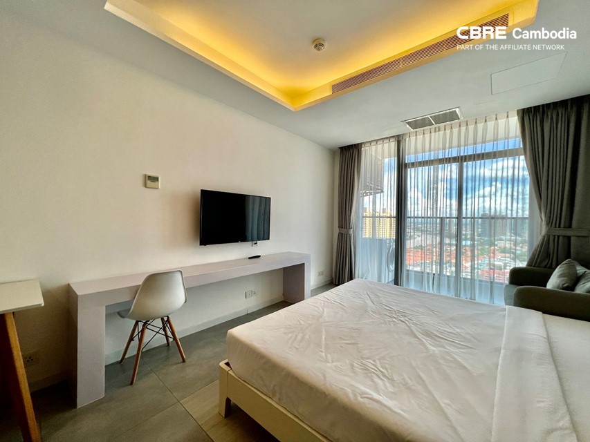 Studio Condo For Sale – The Penthouse Residence | Tonle Bassac | Phnom Penh