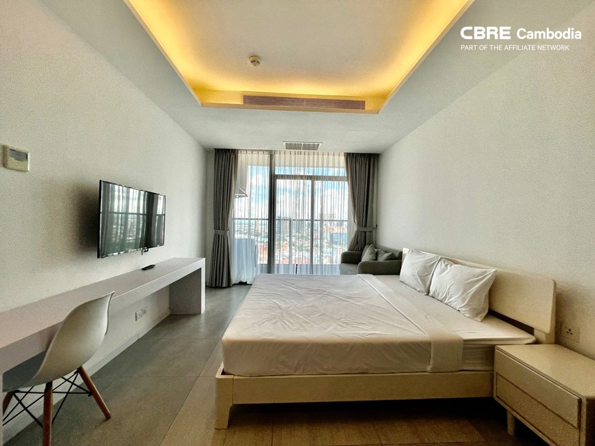 Studio Condo For Sale – The Penthouse Residence | Tonle Bassac | Phnom Penh