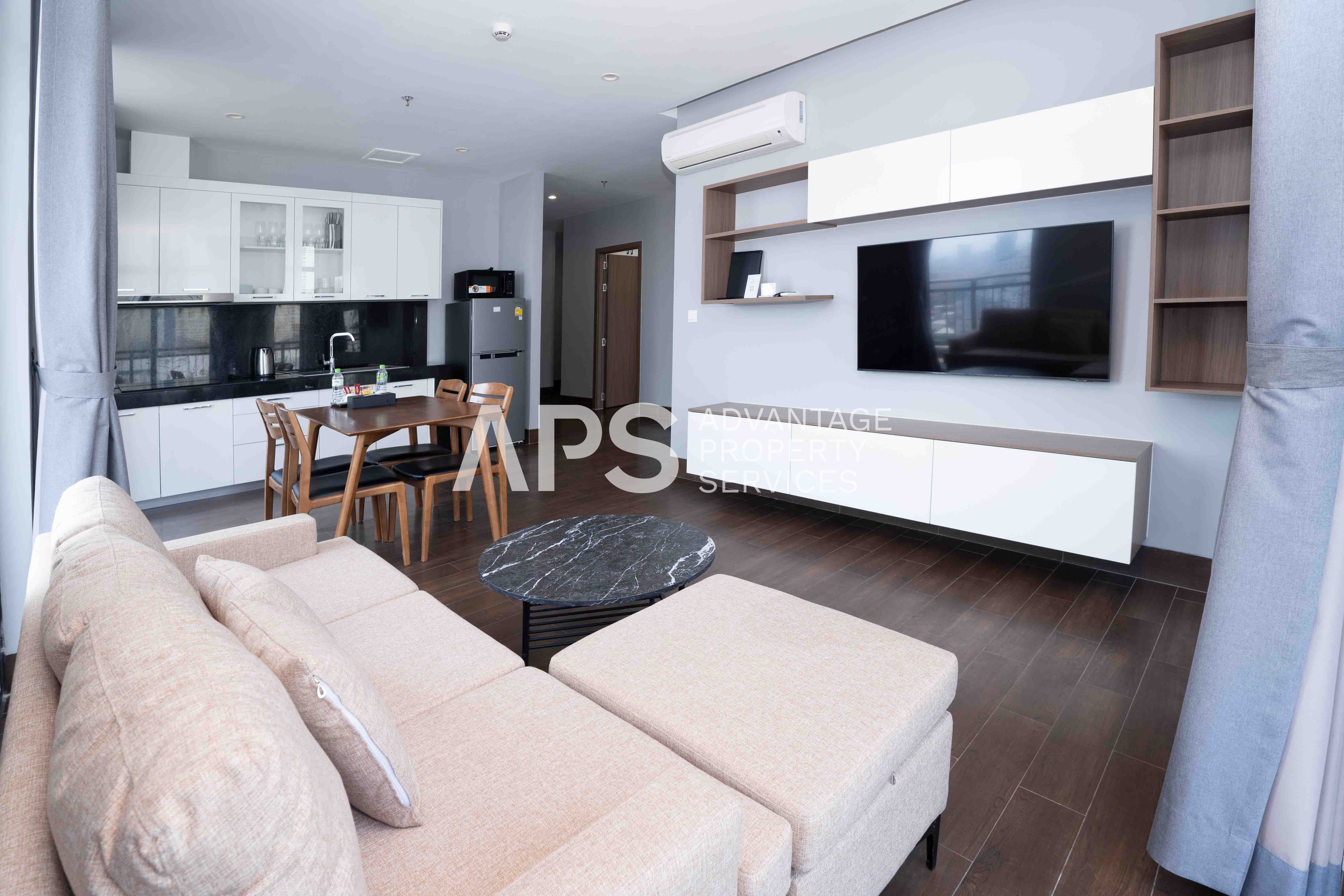 3 Bedroom Serviced Apartment For Rent | Tonle Bassac | Phnom Penh