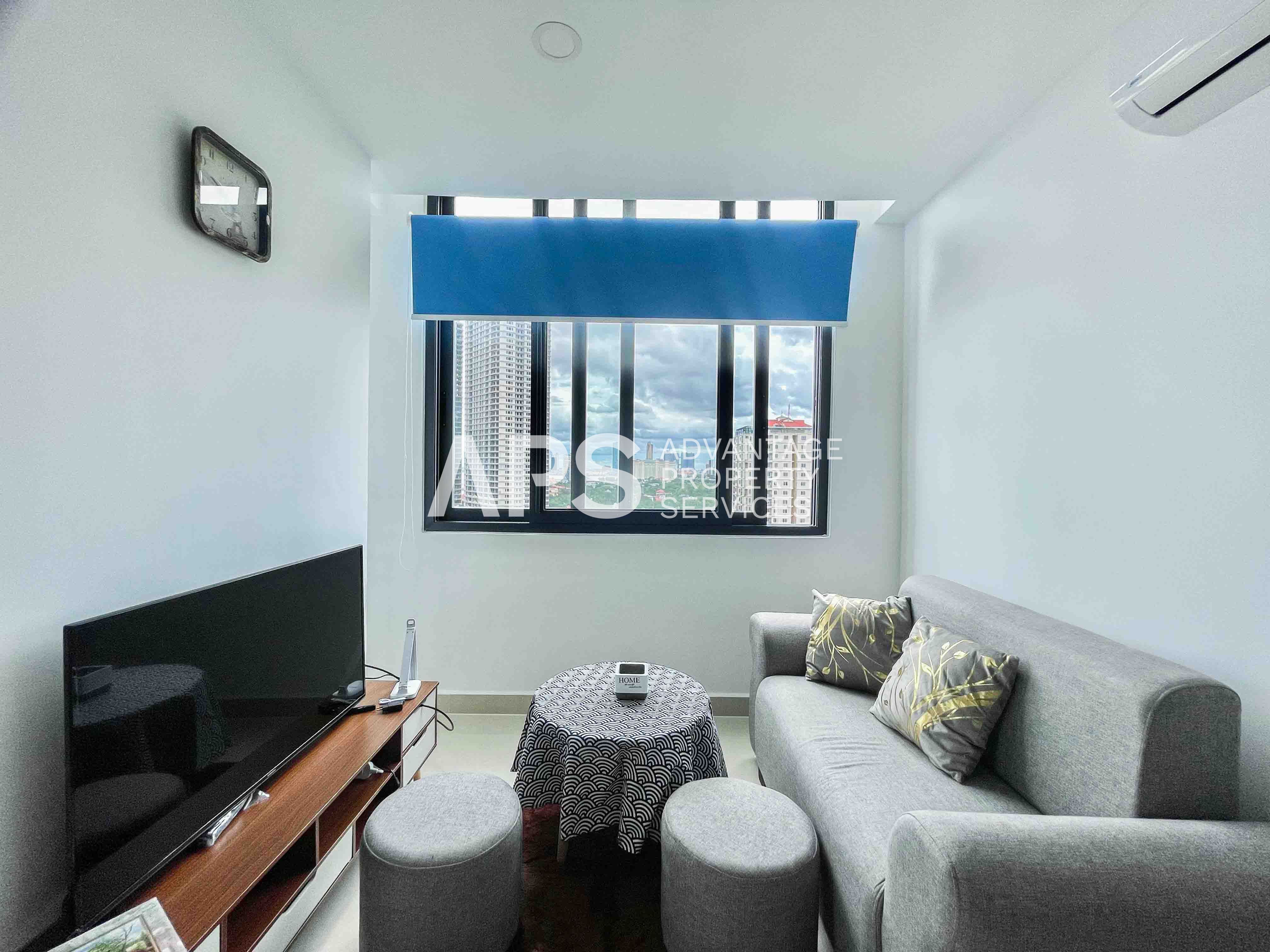 River View 1 Bedroom Condo For Rent – Mekong View Tower 6 | Chroy Chongvar | Phnom Penh