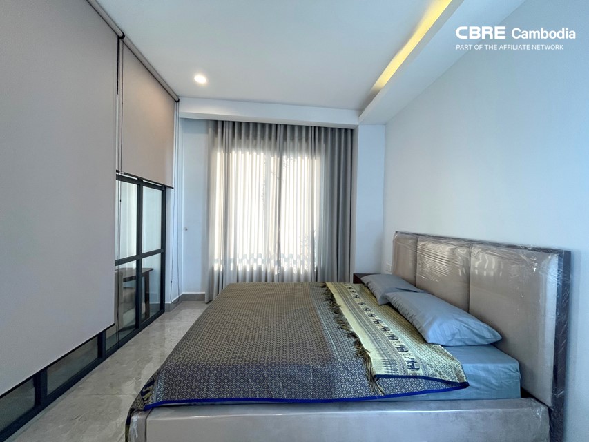 1 Bedroom Serviced Apartment For Rent | AEON 1 | Tonle Bassac | Phnom Penh