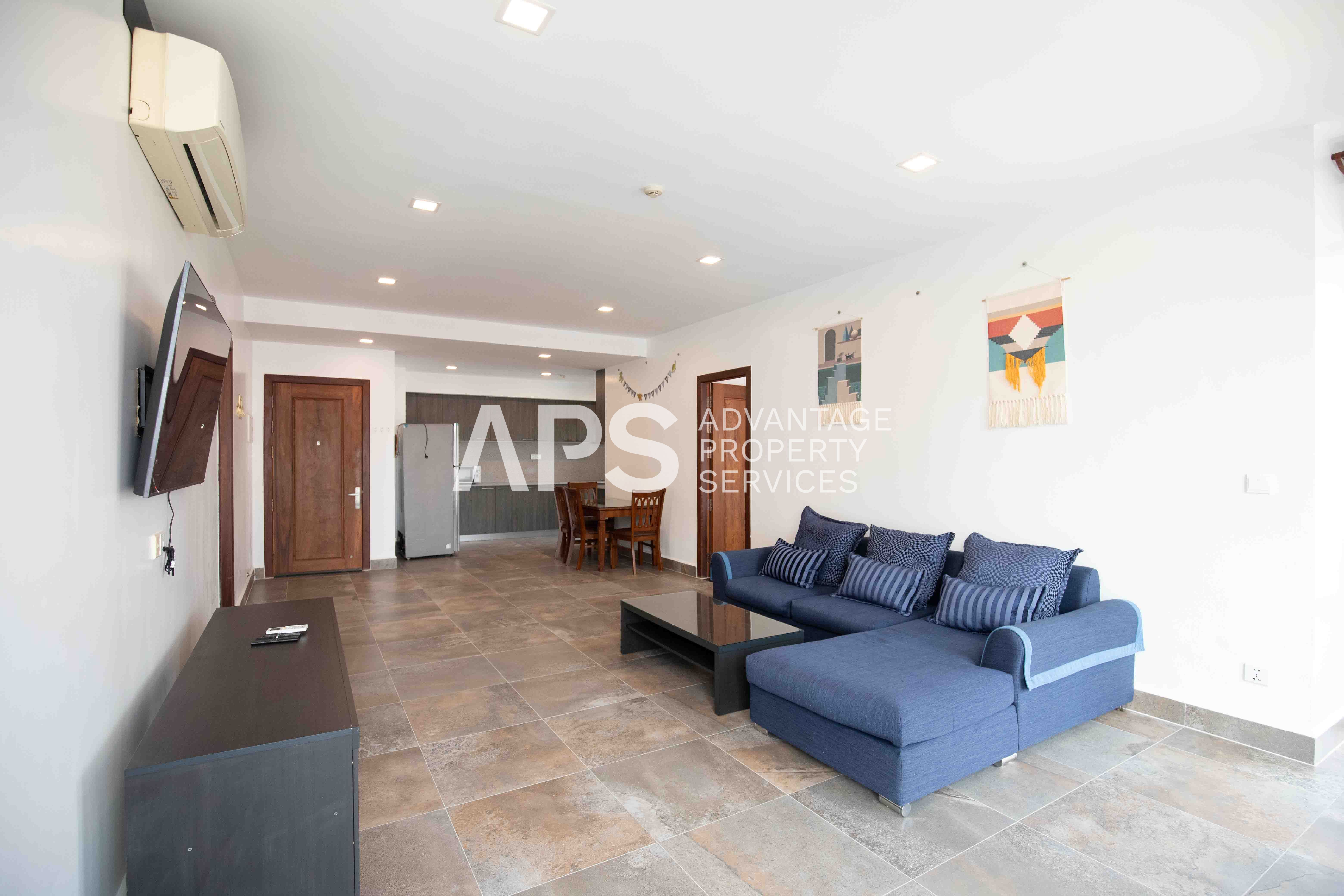 2 Bedroom Serviced Apartment For Rent | Russian Market | Phnom Penh