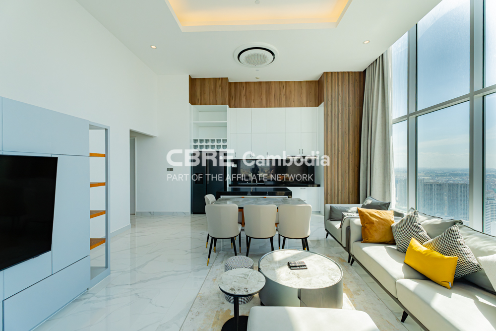 Penthouse 3 Bedroom Condo For Sale – J Tower 2 | BKK1 | Phnom Penh