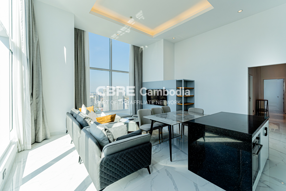 Penthouse 3 Bedroom Condo For Sale – J Tower 2 | BKK1 | Phnom Penh