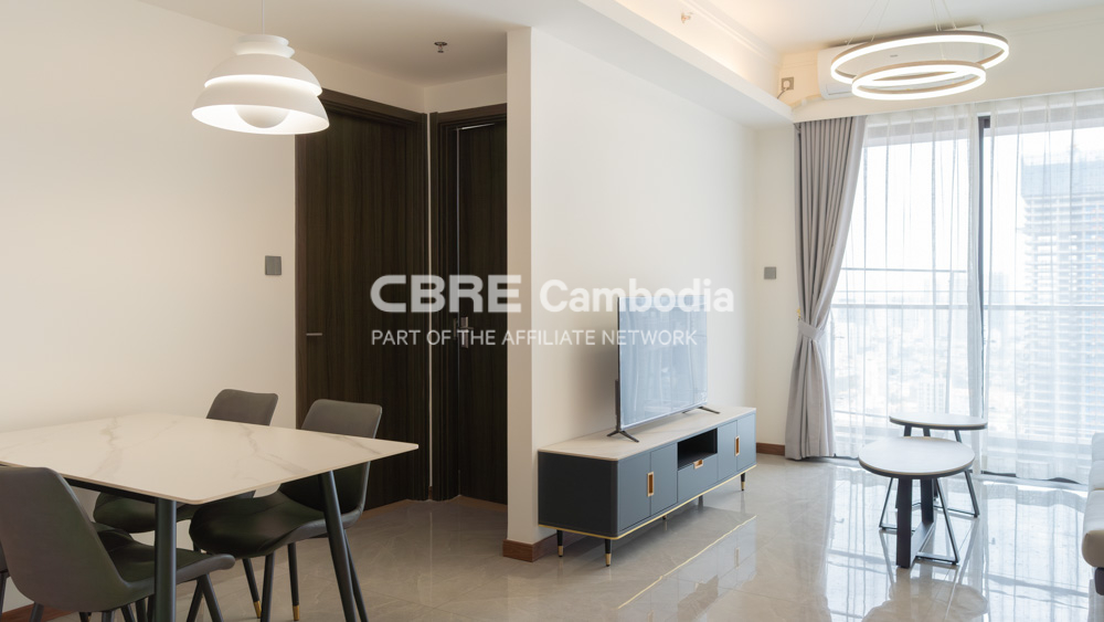2 Bedroom Condo For Rent – Agile Residence | BKK3 | Phnom Penh