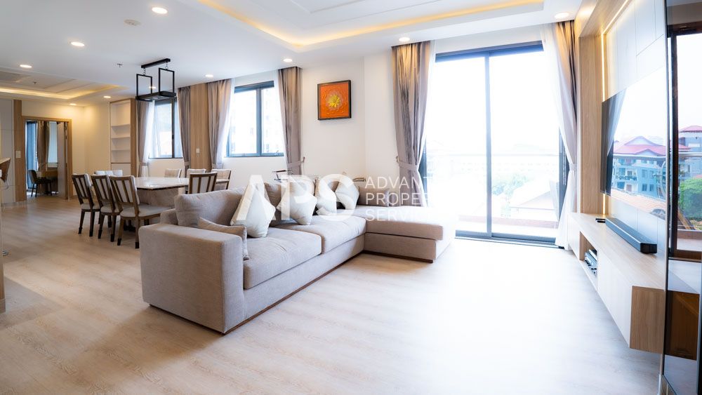 4 Bedroom Serviced Apartment For Rent | BKK1 | Phnom Penh
