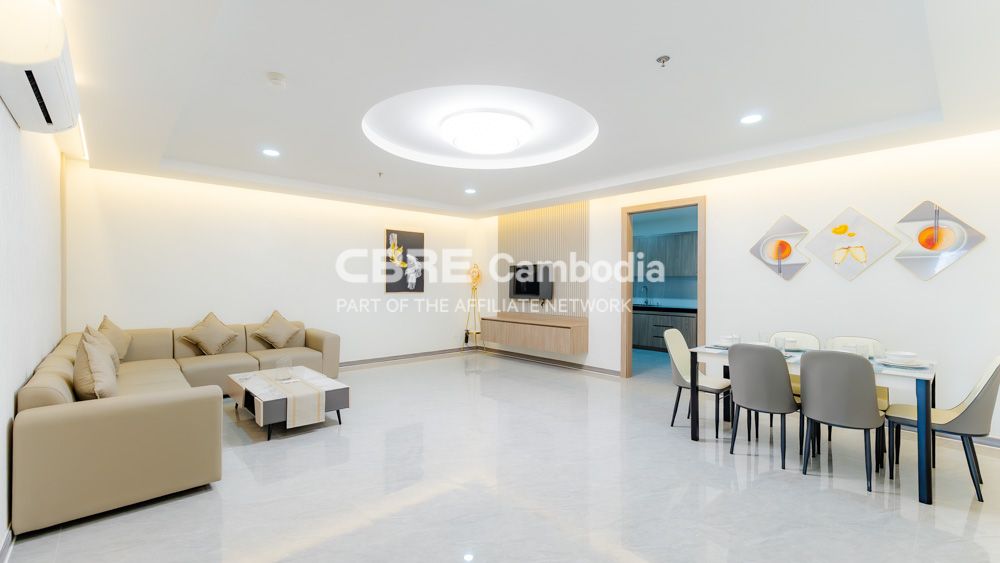 3 Bedroom Serviced Apartment For Rent | Chroy Changvar | Phnom Penh