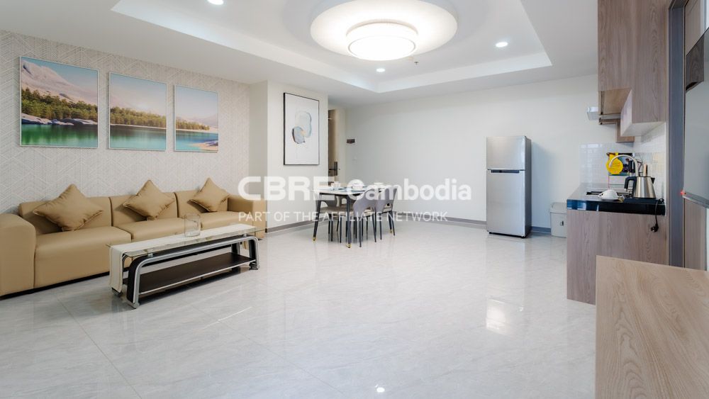 2 Bedroom Serviced Apartment For Rent | Chroy Changvar | Phnom Penh