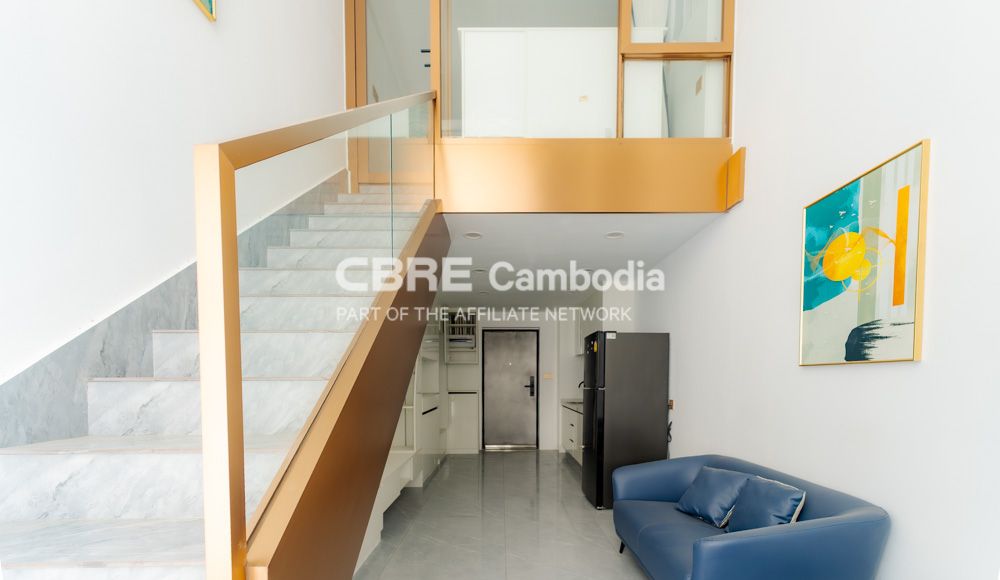 1 Bedroom Loft Condo For Rent – Prince Huan Yu | Tonle Bassac | Phnom Penh