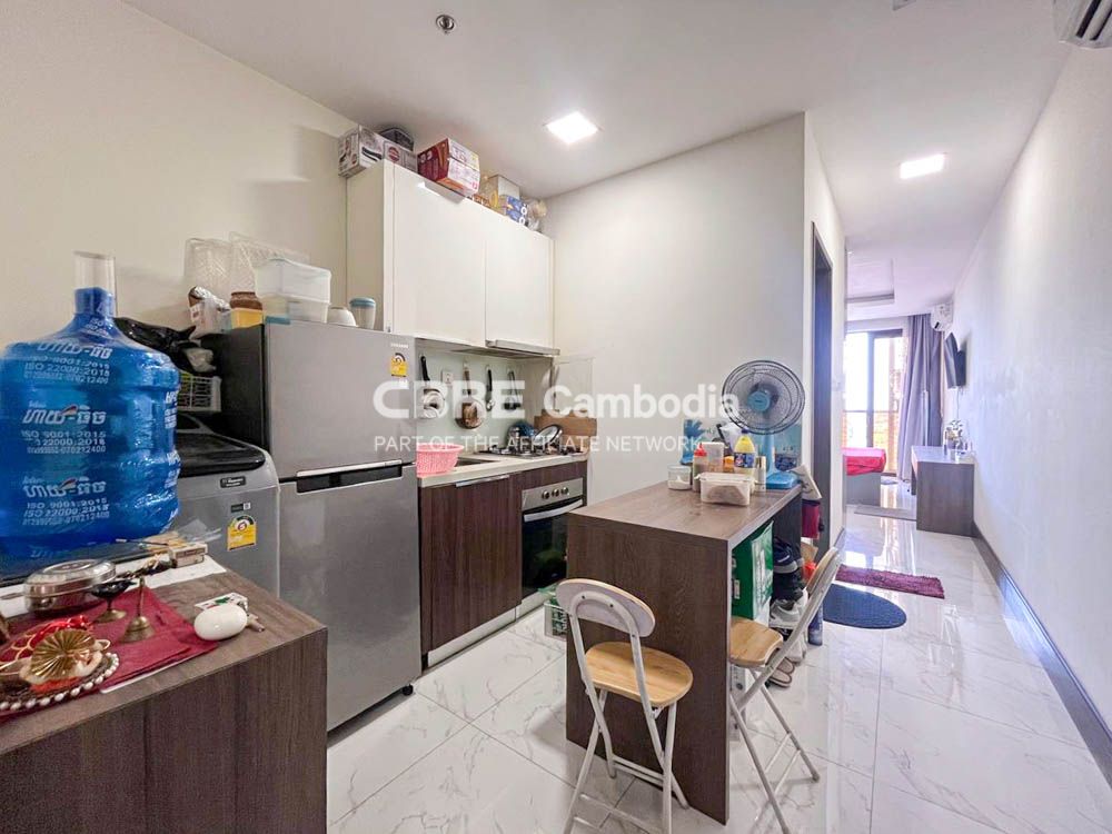 Stock 37SQM Studio Condo For Rent – Orkide Royal | 2004 | Phnom Penh