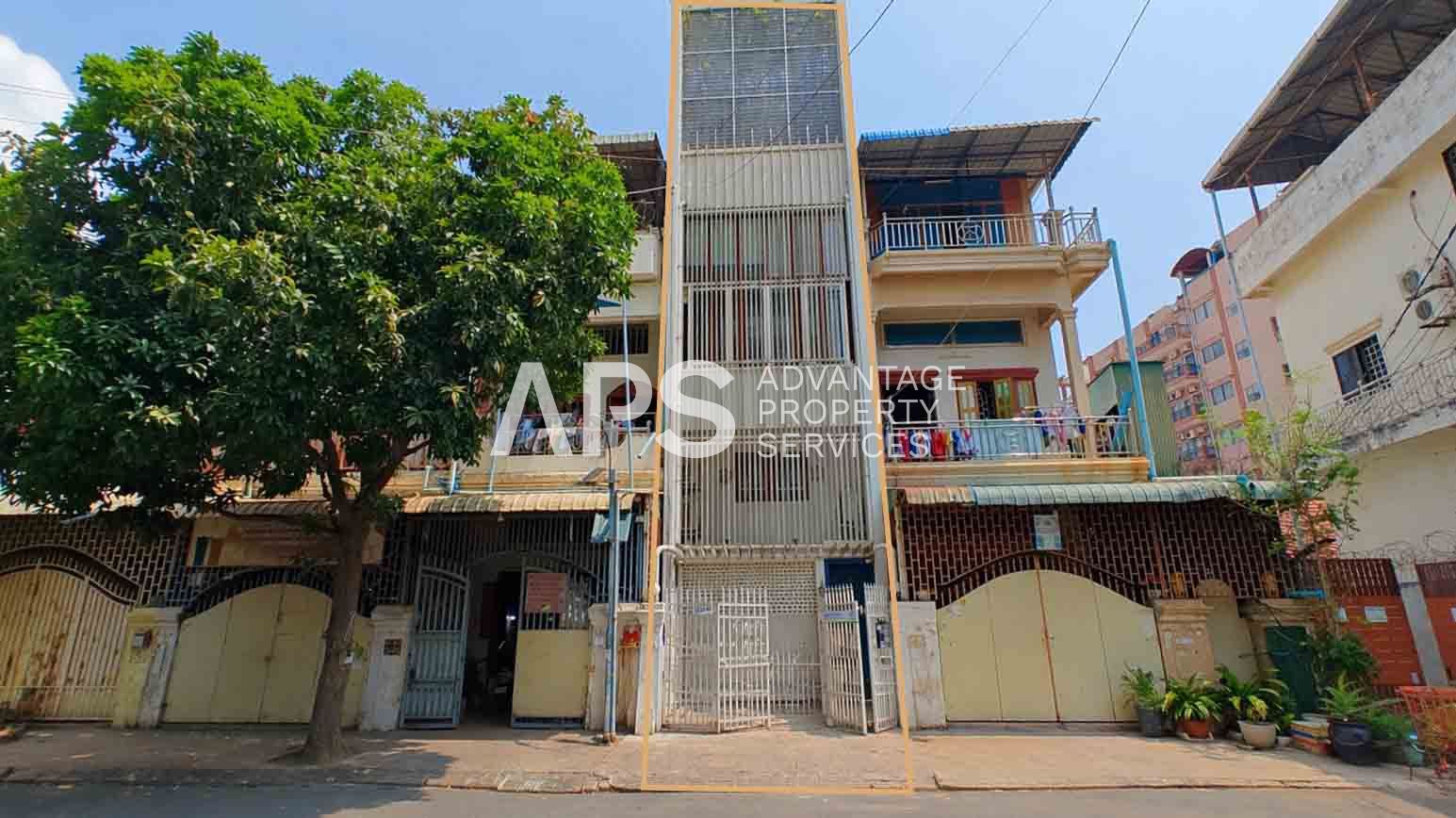 3 Bedroom Townhouse For Rent | Russian Market | Phnom Penh