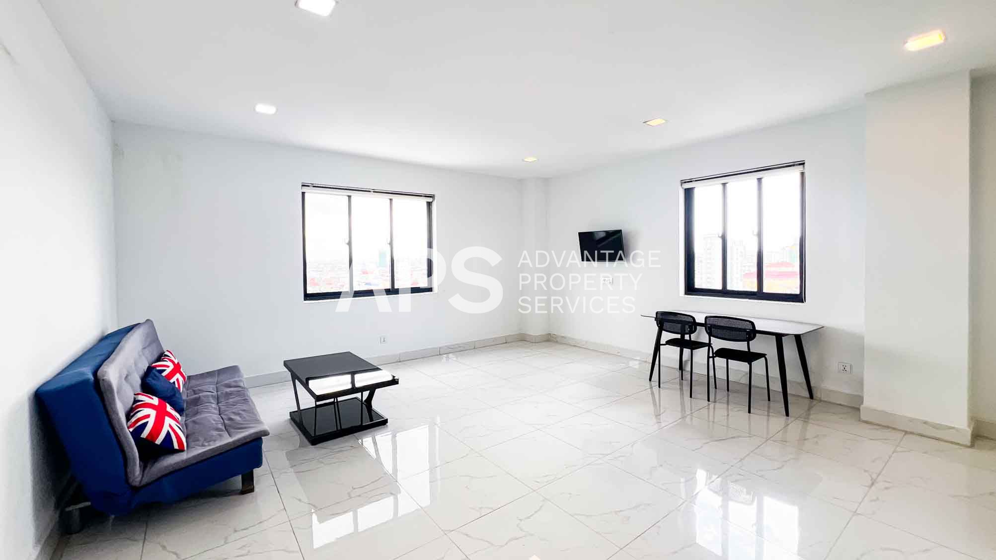 1 Bedroom Serviced Apartment For Rent | Pshar Derm Tkov | Chamkar Mon | Phnom Penh