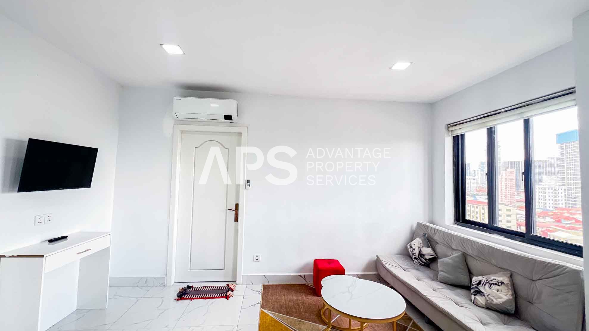 1 Bedroom Serviced Apartment For Rent | Pshar Derm Tkov | Chamkar Mon | Phnom Penh