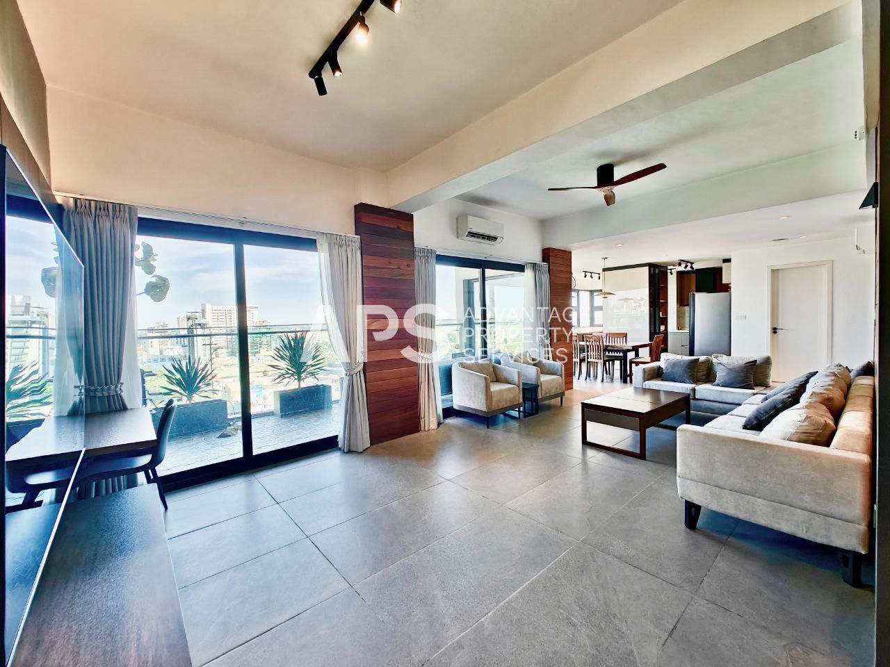 3 Bedroom Serviced Apartment For Rent | Tonle Bassac | Phnom Penh