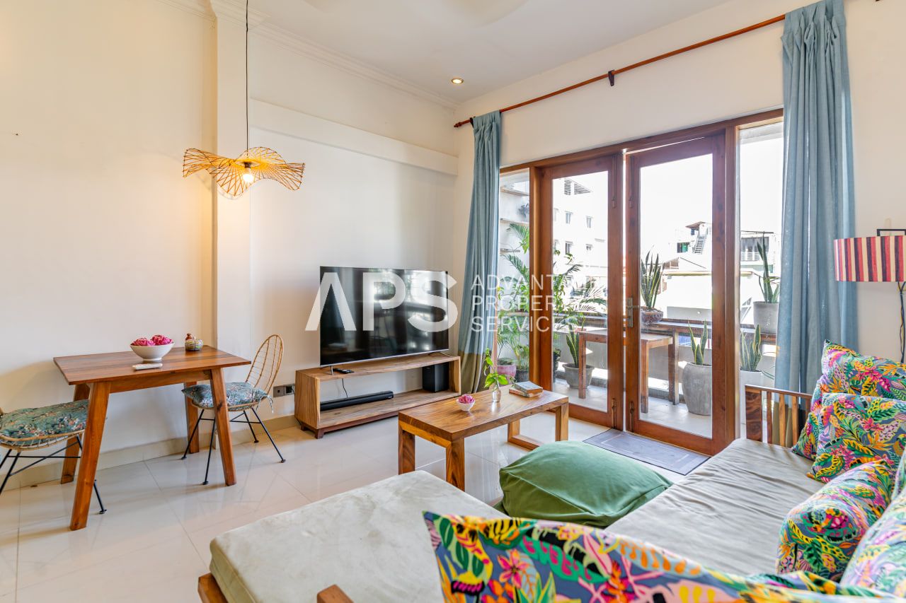 Renovated 1 Bedroom Apartment For Rent | Daun Penh | Phnom Penh