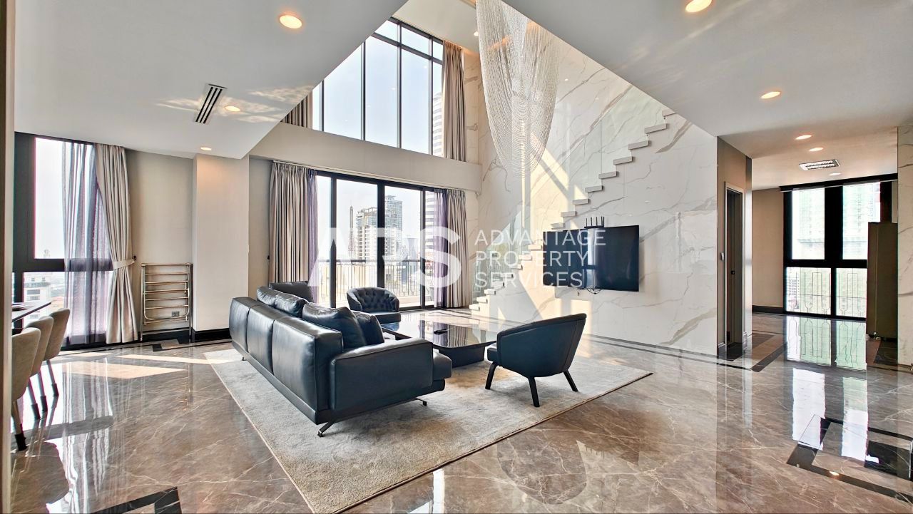 4 Bedroom Penthouse Serviced Apartment For Rent | BKK1 | Phnom Penh