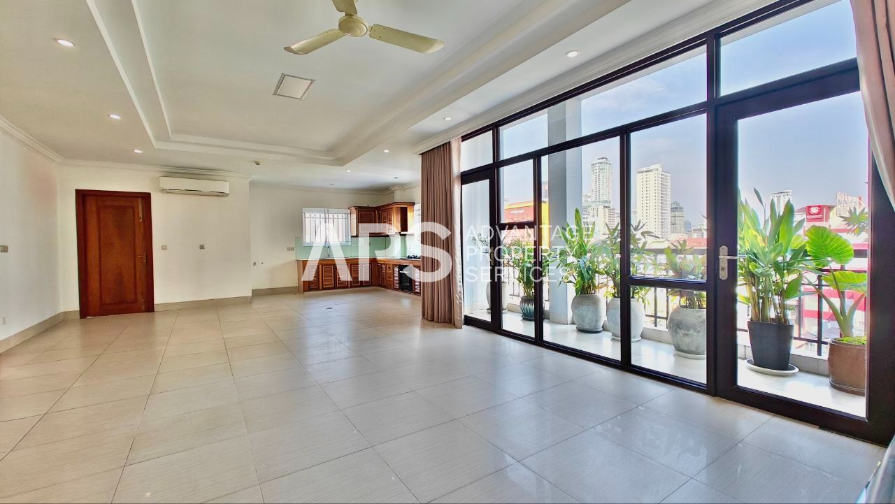 3 Bedroom Serviced Apartment For Rent | Russian Market | Phnom Penh