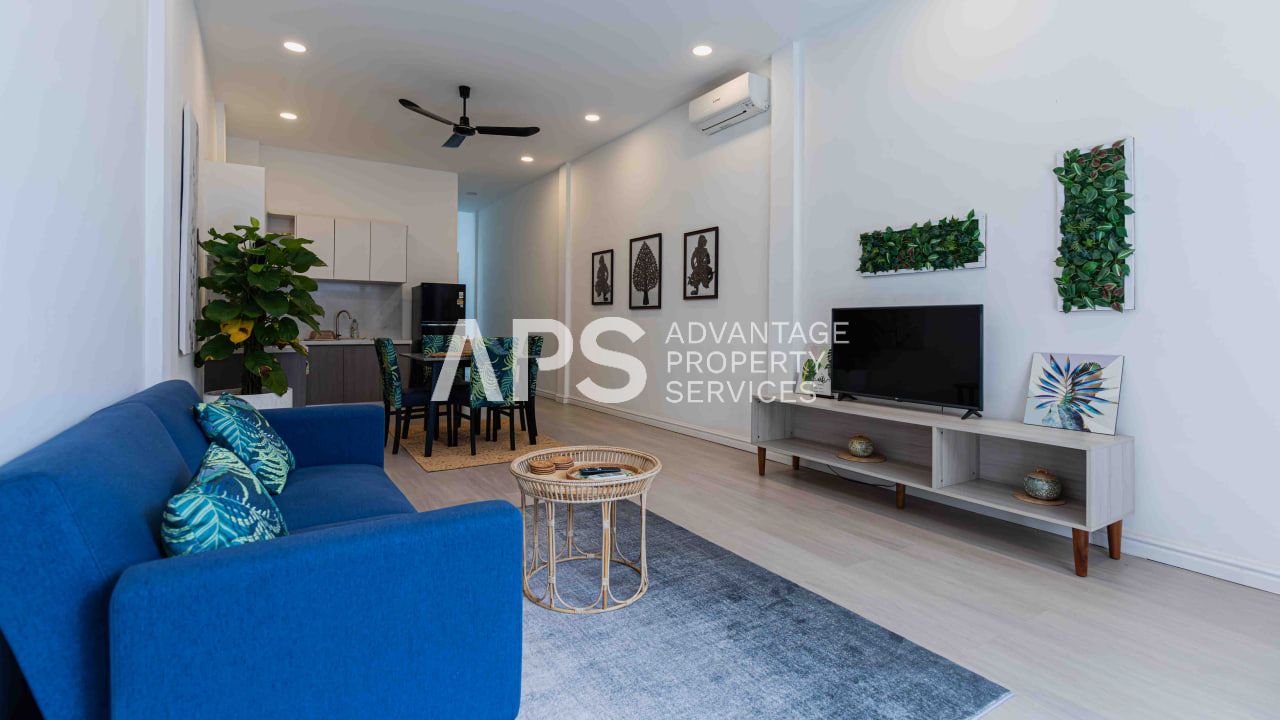 Renovated 1 Bedroom Apartment For Rent | BKK1 | Phnom Penh