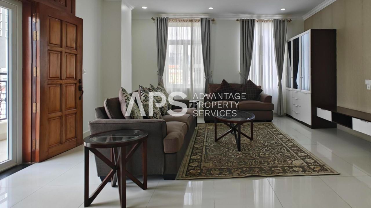 2 Bedroom Serviced Apartment For Rent | BKK1 | Phnom Penh