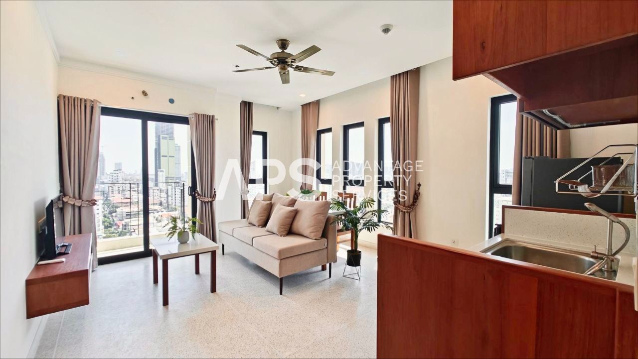1 Bedroom Serviced Apartment For Rent | Tuol Svay Prey 1 | Phnom Penh