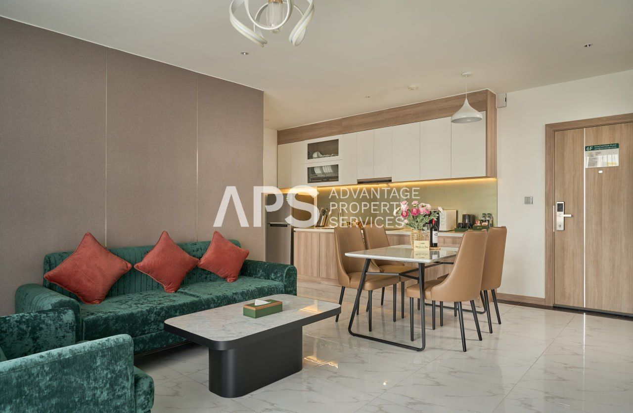 2 Bedroom Serviced Apartment For Rent | BKK1 | Phnom Penh