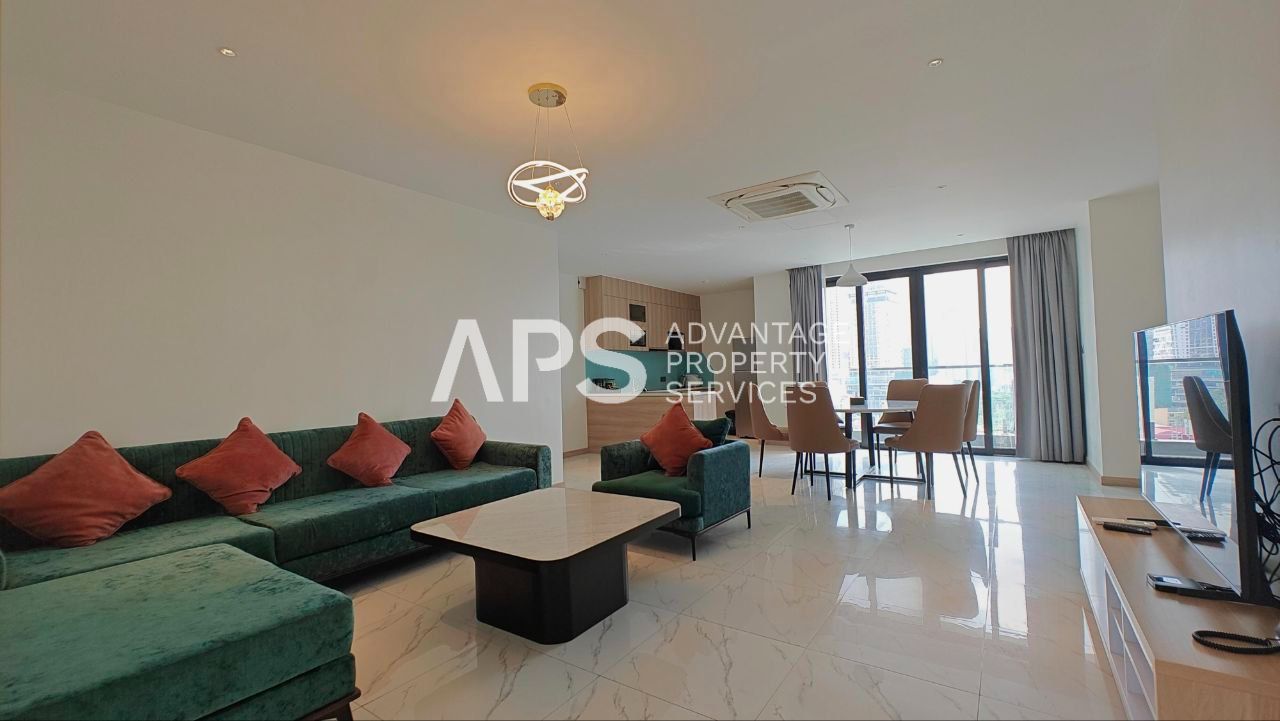 3 Bedroom Serviced Apartment For Rent | BKK1 | Phnom Penh