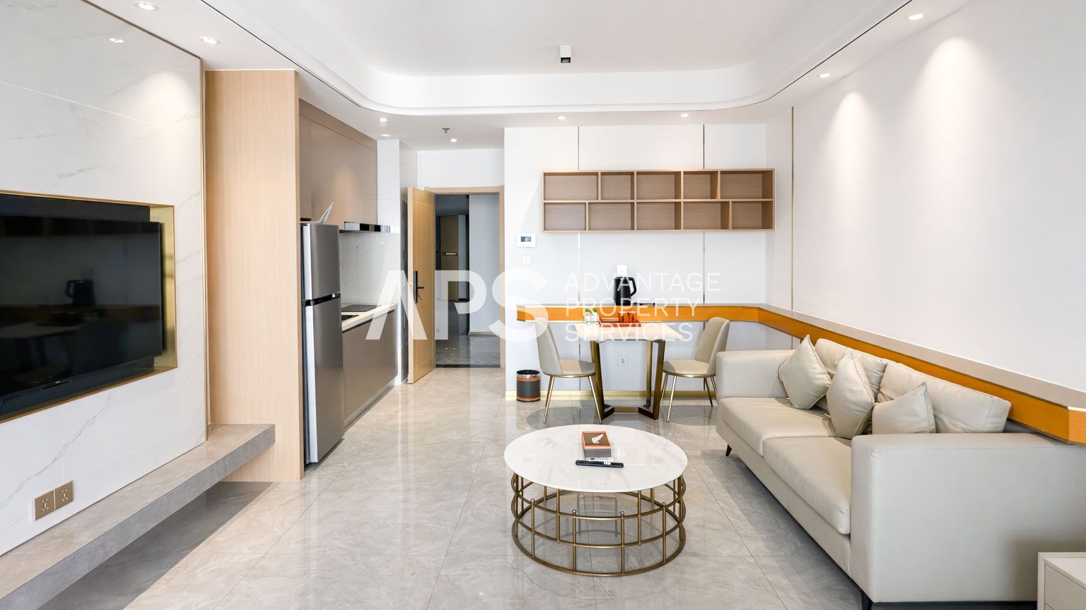 62SQM Studio Condo For Rent – Wealth Mansion | Chroy Chanvar | Phnom Penh