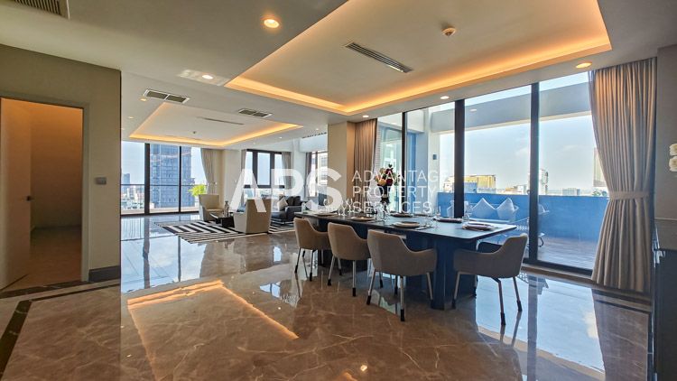 3 Bedroom Penthouse For Rent | BKK1 | Phnom Penh