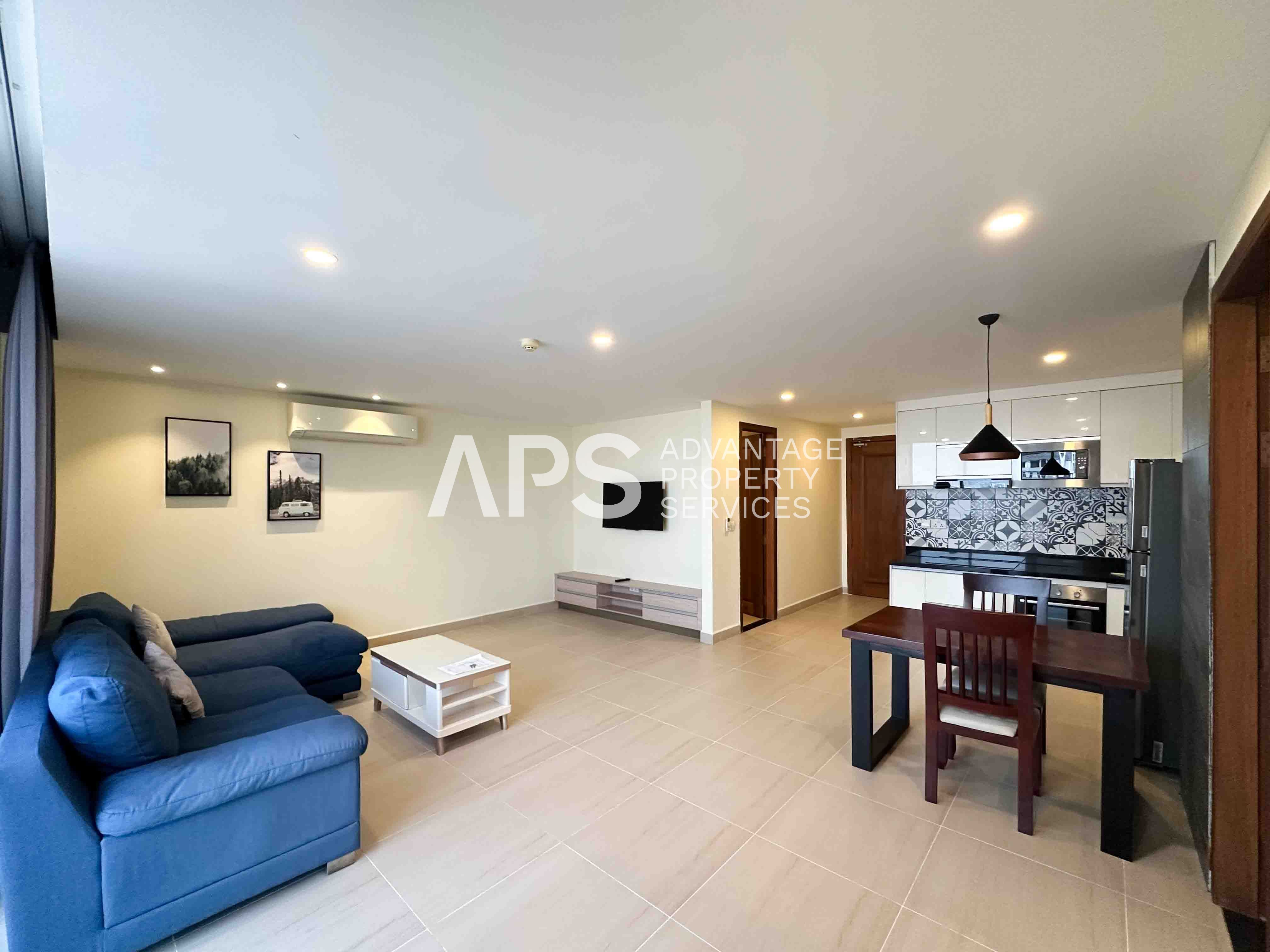 1 Bedroom Serviced Apartment For Rent | Next to BKK1 | Tonle Basak | Phnom Penh