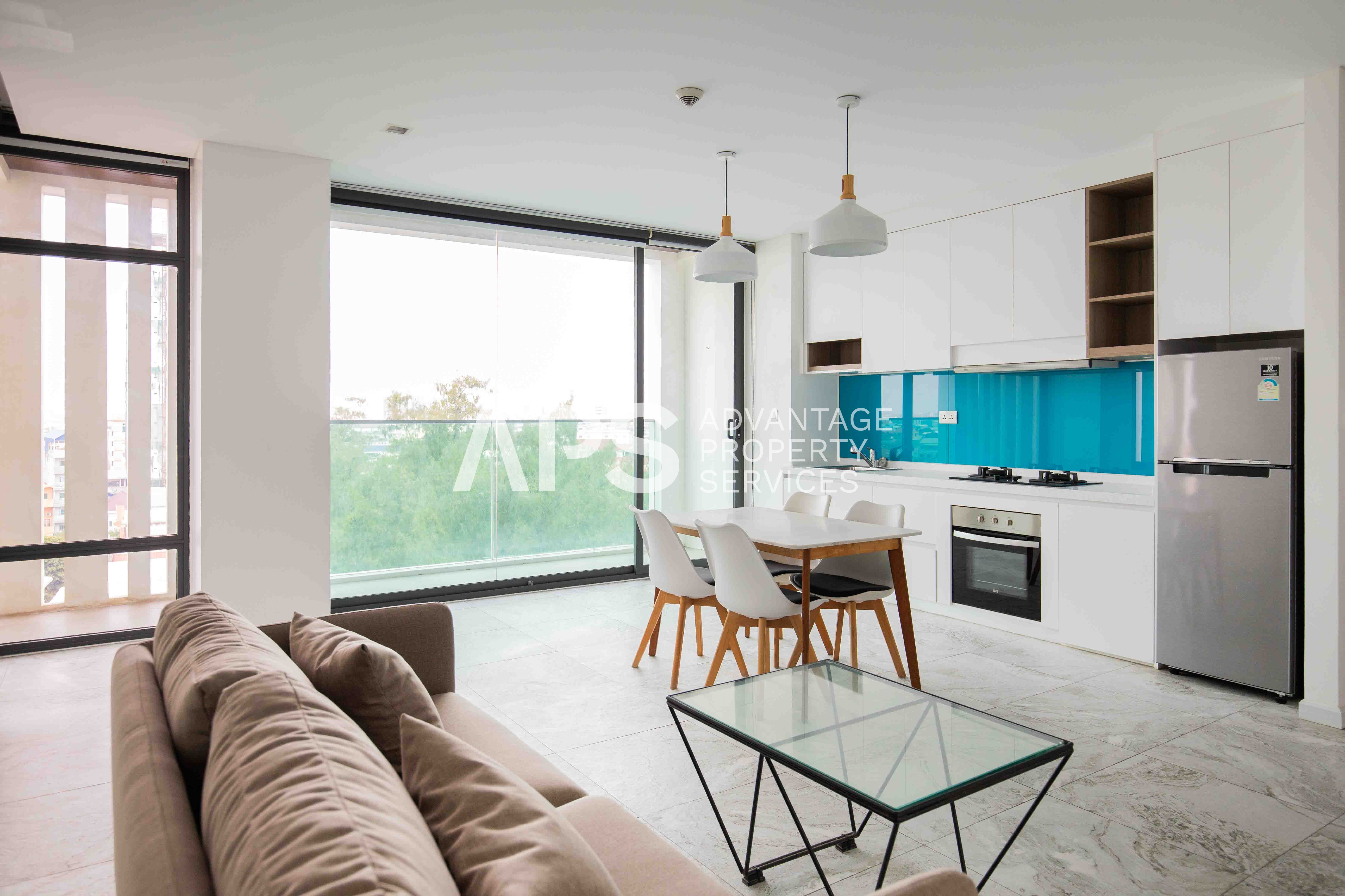 89SQM 2 Bedrooms Service Apartment For Rent – Beong Tompun | Phnom Penh