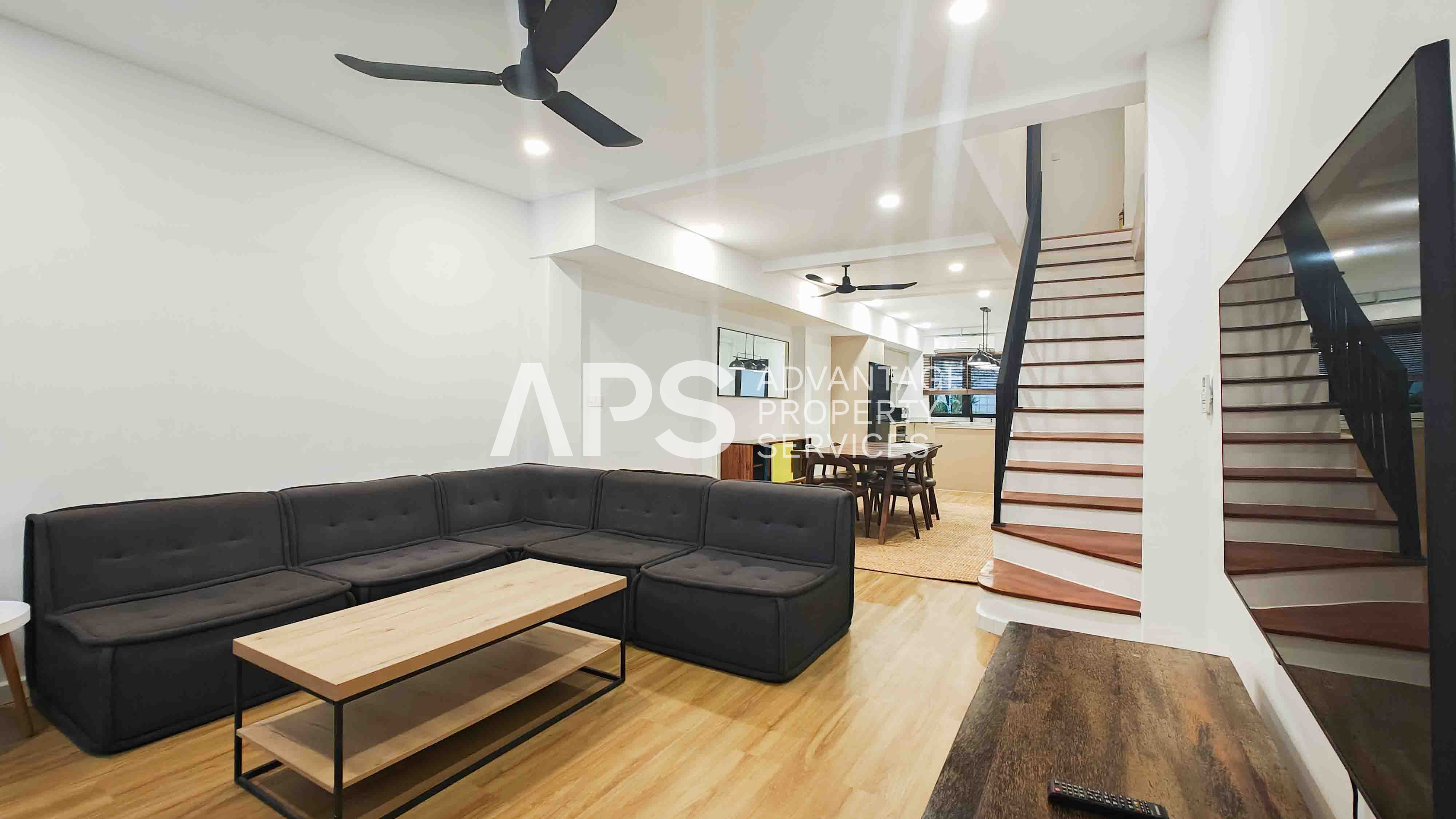 2 Bedroom Duplex Apartment For Rent | Daun Penh | Phnom Penh