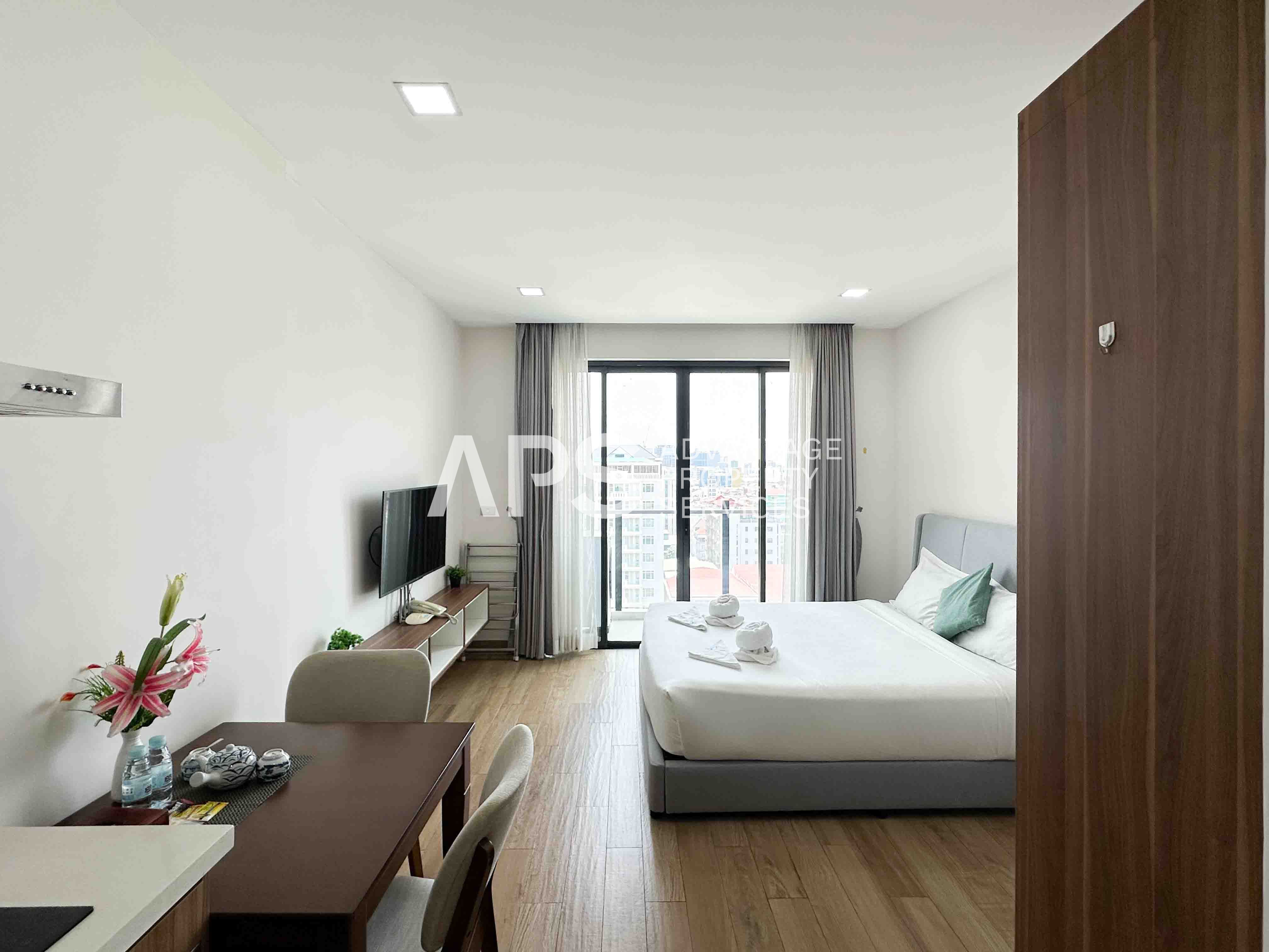Studio Serviced Apartment For Rent | Tuol Svay Prey I | Phnom Penh