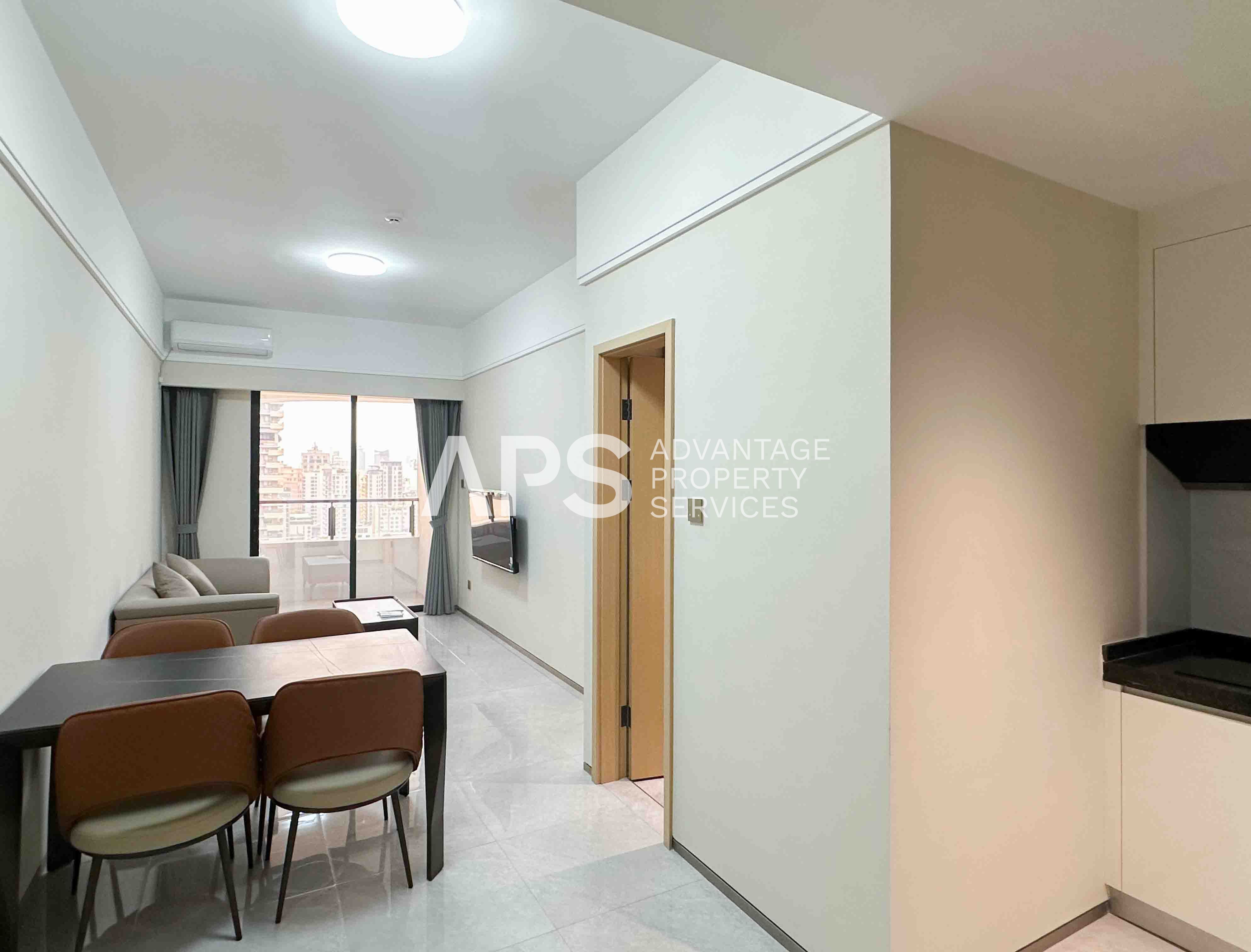 17th Floor 1 Bedroom Apartment For Rent – Le Conde BKK1 | Phnom Penh