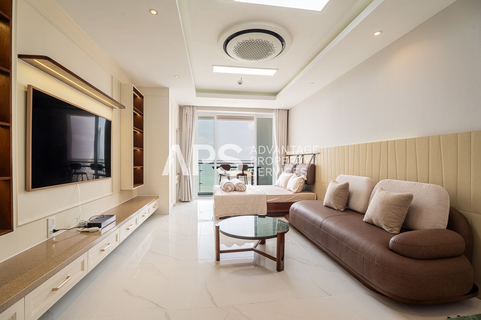 45 SQM Studio Condo For Rent – Diamond Bay Garden | Diamond Island | Tonle Bassac | Phnom Penh
